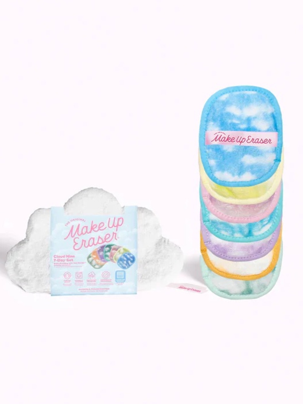 The original Makeup Eraser Cloud Print Remover Pad Set